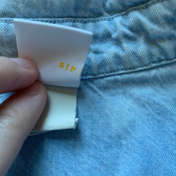 Lole Light Denim Button Front Shirt S - Picture 4 of 7